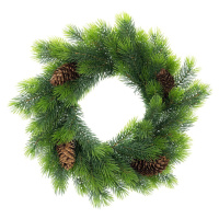 DecoKing Vánoční věnec Christmaso X 50 cm zelený