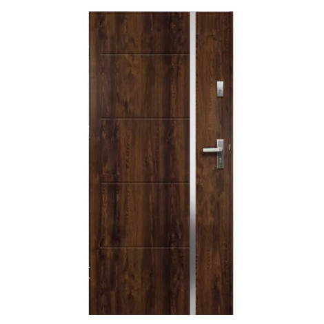 Vchodové dveře Iris P55 90L ořech BAUMAX