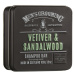 Scottish Fine Soaps Vetiver and Sandalwood tuhý šampon v plechu 100g