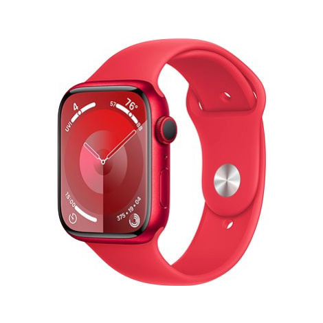 Apple Watch Series 9 45mm PRODUCT(RED) Červený hliník s PRODUCT(RED) sportovním řemínkem - S/M