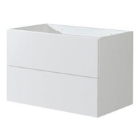 Aira desk, koupelnová skříňka, bílá, 2 zásuvky, 810x530x460 mm