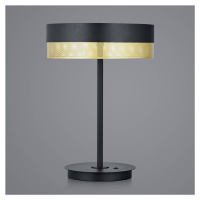 HELL Stolní lampa LED Mesh, dotykový stmívač, černá/zlatá