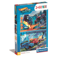 Puzzle Hot Wheels, (2x) 60 ks