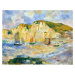 Reprodukce obrazu Auguste Renoir - Sea and Cliffs, 90 x 70 cm