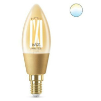 LED Žárovka WiZ Tunable White Filament Amber 8718699787257 E14 C35 4,9-25W 370lm 2000-5000K, stm