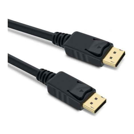 PremiumCord DisplayPort 1.4 přípojný kabel M/M, zlacené konektory, 2m, kport8-02