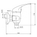 Novaservis Metalia 55060.0 ROZTEČ 150mm (55060,0)