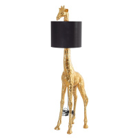 Dekoria Podlahová lampa Gold Giraffe výška 171cm, 40 x 50 x 171 cm