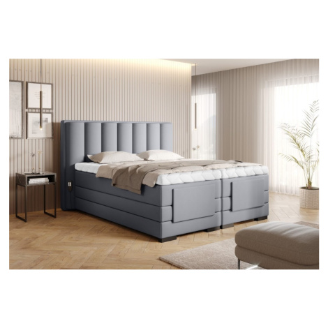 Artelta Manželská postel VEROS Boxspring | elektrická polohovatelná 140 x 200 cm Barva: Poco 04