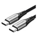 Vention Type-C (USB-C) 2.0 (M) to USB-C (M) Cable 1.5M Gray Aluminum Alloy Type