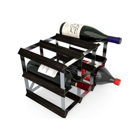 RTA stojan na 9 lahví vína, černý jasan - pozinkovaná ocel / rozložený RTA Global