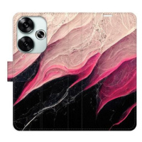 iSaprio Flip pouzdro BlackPink Marble pro Poco F6