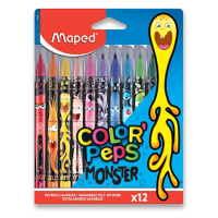 Dětské fixy MAPED Color'Pep´s Monster - 12 barev