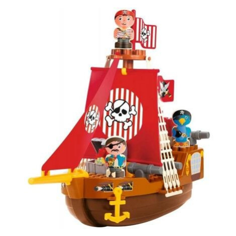 Ecoiffier Abrick Pirátská loď