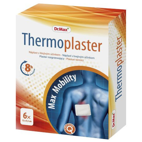 Dr. Max Thermoplaster Náplast s hřejivým účinkem 6 náplastí 13 x 9,5 cm