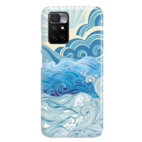 Pouzdro pro Xiaomi Redmi 10 2022 Sea Life Water Ocean Modré Mořské Vzory