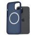 AlzaGuard Silicone Case Compatible with Magsafe pro iPhone 15 modrý