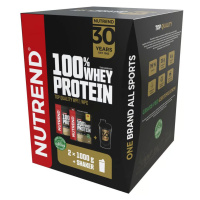 Nutrend 100% Whey Protein čokoláda + vanilka dárkové balení 2x1000 g + shaker