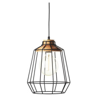 ACA Lighting Vintage závěsné svítidlo KS159326BK