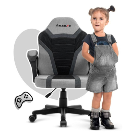Šedé herní křeslo Huzaro pro děti RANGER 1.0 GREY MESH
