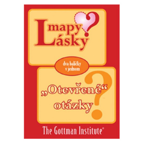 Mapy Lásky  + „Otevřené“ otázky (dva balíčky karet v jednom) - The Gottman Institute Zoner Press