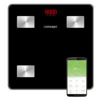 Concept Osobní váha diagnostická 180 kg PERFECT HEALTH, černá VO4001