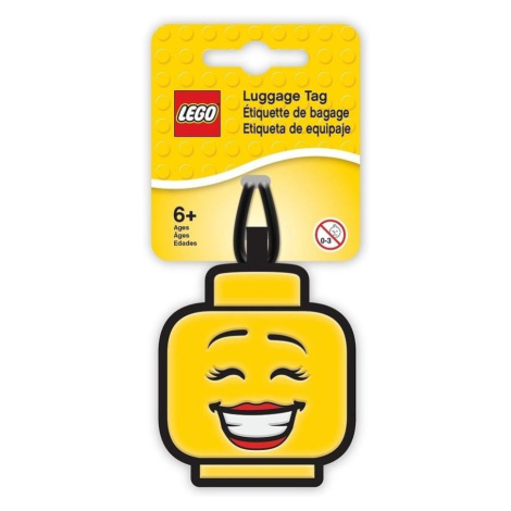 LEGO Iconic - hlava dívky visačka na batoh