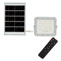 LED Venkovní solární reflektor LED/6W/3,2V IP65 6400K bílá + DO
