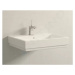 GROHE Cube Ceramic Umyvadlo 800x490 mm,s přepadem, otvor pro baterii, PureGuard, alpská bílá 394