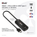 Club3D Adaptér HDMI + Micro USB na USB-C 4K120Hz/8K30Hz, Active Adapter M/F