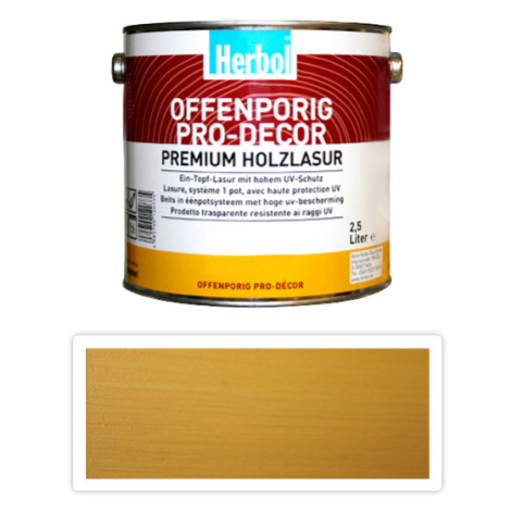 HERBOL Offenporig Pro Decor - univerzální lazura na dřevo 2.5 l Borovice 1200