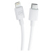 3mk Hyper Cable USB-C/Lightning datový kabel, 20W, 1,2m bílý