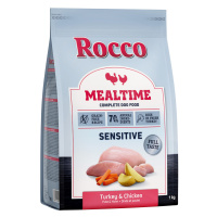 Rocco Mealtime Sensitive krůtí a kuřecí - 5 x 1 kg