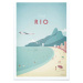 Plakát Travelposter Rio, 50 x 70 cm