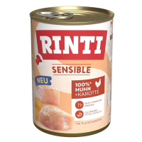 Rinti Sensible kuře s mrkví 12 × 400 g