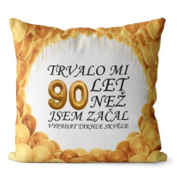 Impar polštář Trvalo mi 90 let