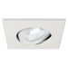 BIG WHITE (SLV) UNIVERSAL DOWNLIGHT kryt pro downlight IP20, výkyvný, hranatý, bílý 1007185