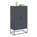 vidaXL Skříň highboard antracitová 68,5 x 38,5 x 123,5 cm ocel