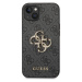 Guess PU 4G Metal Logo kryt iPhone 14 Plus šedý