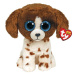 TY Beanie Boos MUDDLES - hnědobílý pes, 24 cm (1)