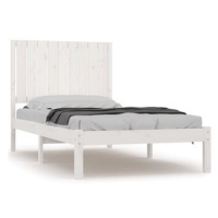 Rám postele bílý masivní borovice 90 × 200 cm, 3104399