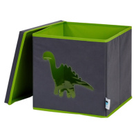 LOVE IT STORE IT - Úložný box na hračky s krytem a okénkem - dinosaurus
