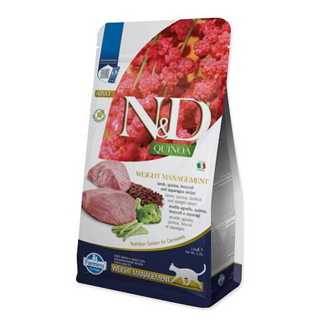 KRMIVO N&D CAT QUINOA WEIGHT MANAGEMENT LAMB & BROCCOLI 1,5 KG