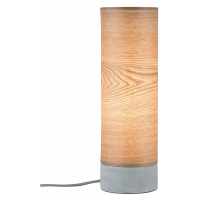 Paulmann stolní lampa Neordic Skadi 1-ramenné dřevo/beton 796.64 P 79664