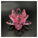Křišťálové sklo - Lotosový květ Mini, Růžová