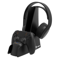 SNAKEBYTE PS5 Dual Charge 5 & Headset Stand black