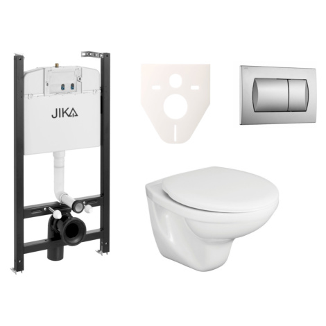 Cenově zvýhodněný závěsný WC set Jika do lehkých stěn / předstěnová montáž+ WC Fayans Neo SIKOJS