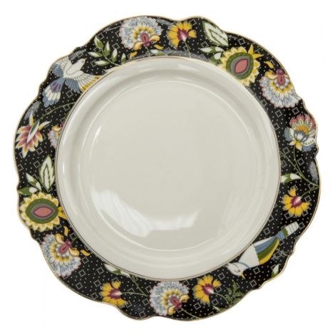 Jídelní talíř Black Garden – 28x2 cm Clayre & Eef