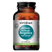 Viridian Icelandic Angelica - Andělika lékařská Bio 100 mg 30 kapslí