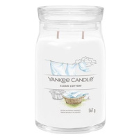 YANKEE CANDLE Signature sklo 2 knoty Clean Cotton 567 g